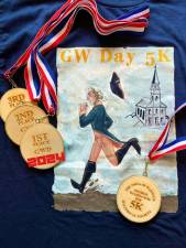 Run around the village and earn a medal.