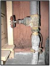 The EPA notes that lead service lines can be connected to the residential plumbing using solder and have a characteristic solder “bulb” at the end, a compression fitting, or other connector made of galvanized iron or brass/bronze.