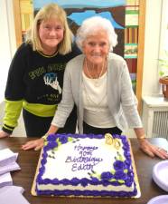 Edith Dieterle of Greenwood Lake is pictured with her daughter Carol Reynolds of Warwick.