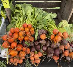 Beets at the farmers market.