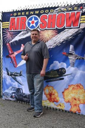 Tim Wagner is chairman of the Greenwood Lake Air Show. (Photo by Rich Adamonis)