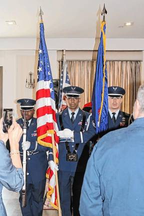 Honor Guard at last year’s breakfast.