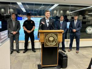 Congressman Pat Ryan with county officials.