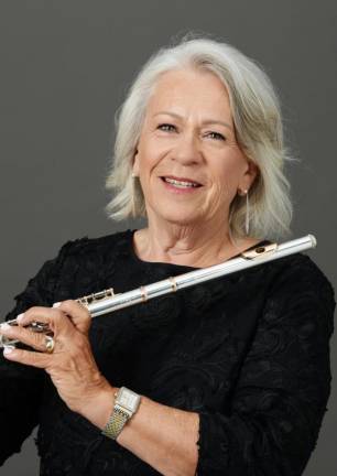 Flutist Marcia Gates.