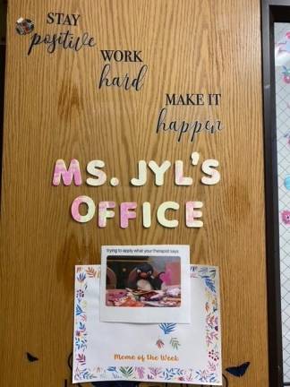 What a mental health clinic room looks like in an area school.