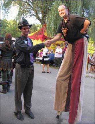 Nothing medieval about the Warwick chamber's mixer at Renaissance Faire