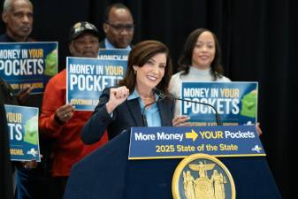 Hochul will propose inflation refund checks as part of her 2025 State of the State address.