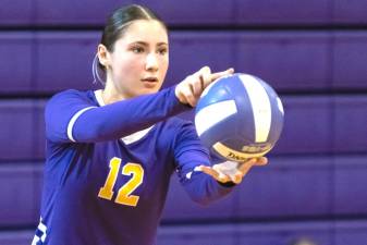 Warwick played S.S. Seward in a girls volleyball match during the Warwick Valley High School Invitational on Sept. 7, 2024.