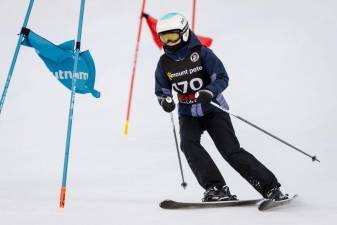 Warwick athletes took on an alpine skiing race at Mount Peter on Feb. 5.