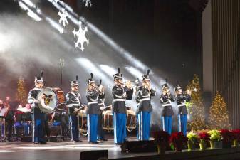 The West Point Band performs its holiday show.