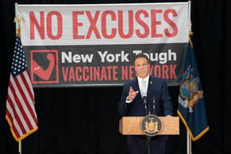 In April 2021, Governor Andrew Cuomo announced the opening of 16 mass vaccination sites for individuals age 60 and older.