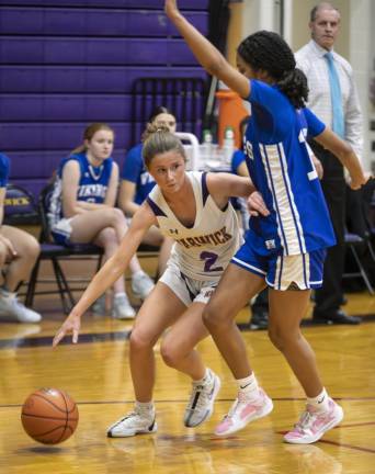 Warwick plays Valley Central in a varsity girls basketball game on Jan. 10, 2025.