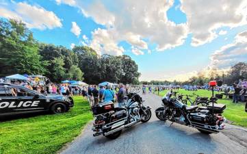 The Warwick Police Dept. will have motorcycles and other vehicles at National Night Out.