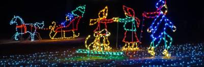 Apple Ridge Orchards is putting on a walk-through holiday light show for the season.