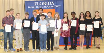 S.S. Seward’s National Junior Honor Society welcomes new members