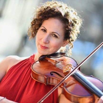 New York Philharmonic associate principal violist Rebecca Young.
