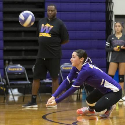 Warwick plays Minisink Valley in a varsity volleyball match on Sept. 20.