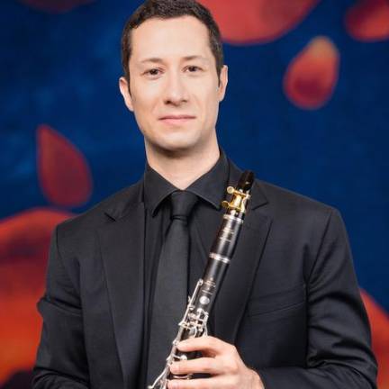 Associate principal clarinetist Benjamin Adler.