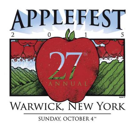 This the 2015 winning Applefest T-shirt design created by Connor DeHaan.