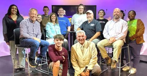 WVHS production class welcomes alumni for TV show