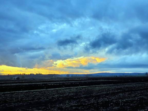 The view from Round Hill Road in Florida.