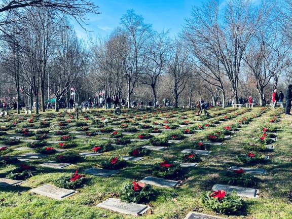 Last year about 3,800 wreaths were placed.