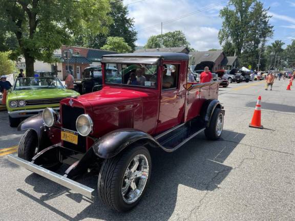 A 1920s-era Chevy truck.