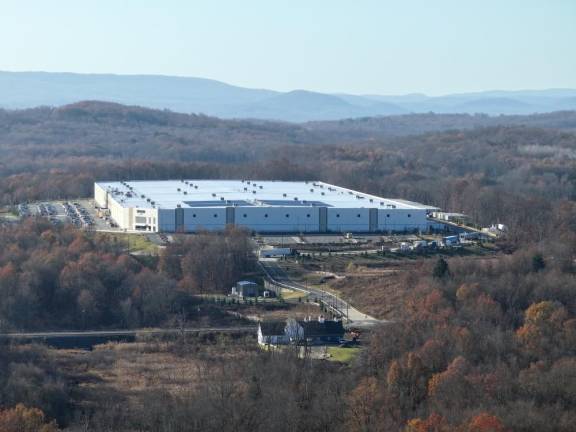 The Amazon fulfillment center in Montgomery was the first of the million-square-foot warehouses to go up in the county in 2021. (Photo by Nick Horton, www.thepathfinderstudios.com)