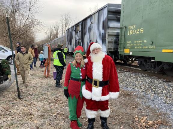 Santa and his elves were on hand this past weekend.