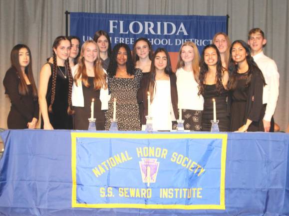 Thirteen students from S.S. Seward Institute were recently inducted into the National Honor Society.