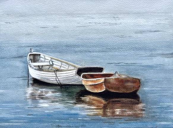 ”Two Boats,” by Maureen Westphal.