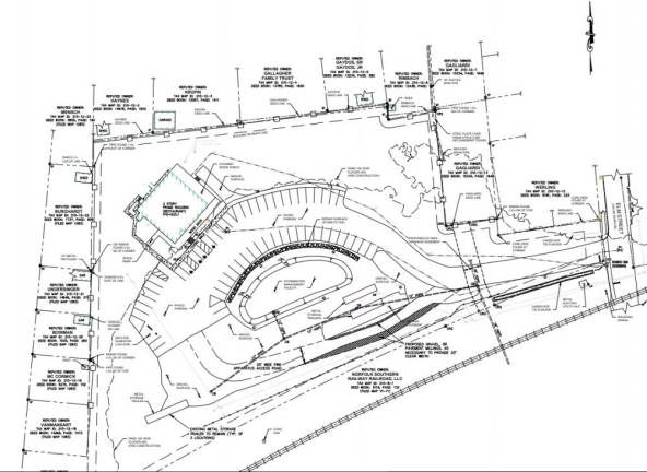 Yesterday’s Irish Pub’s site plan listed with the Warwick Village Planning Board as of September 2024.