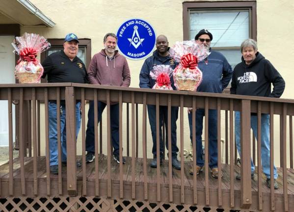 From left, CJ Bulnes, Chris Curry, Kyle Williams, Angelo Lobianco and William E. Howell Jr.