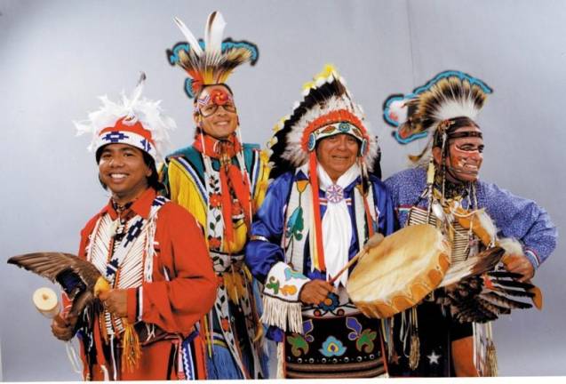 Get ready for a performance by the Thunderbird American Indian Dancers.