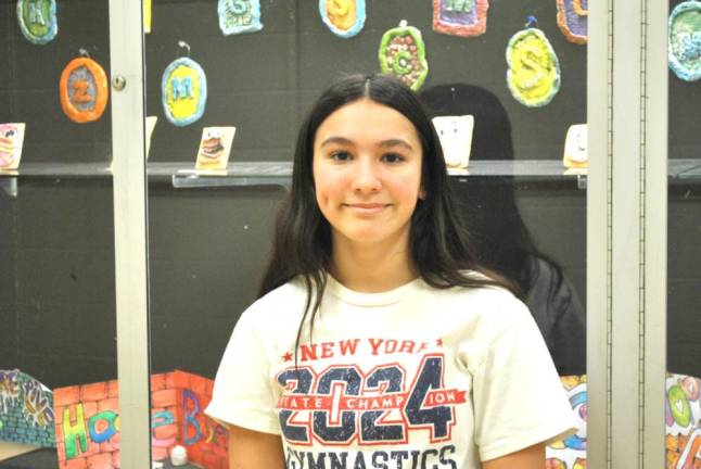 Warwick Valley Middle School eighth grader Sara Marina.