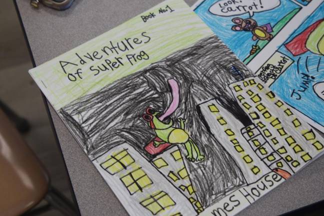 Summer Enrichment students create their own graphic novels