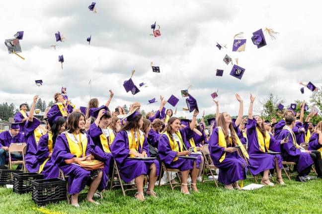 Warwick Valley High School 2024 Commencement at C. Ashley Morgan Field on June 29, 2024.