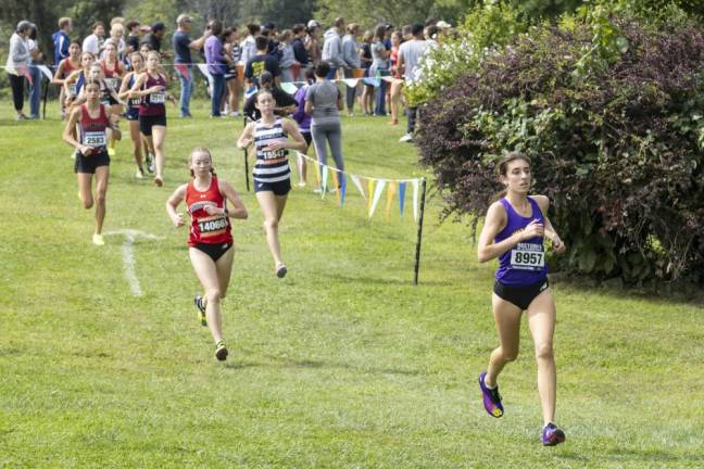 Both the boys’ and girls’ cross-country teams participated in the Warwick Wave Mania Invitational cross country meet on Sept. 7, 2024.