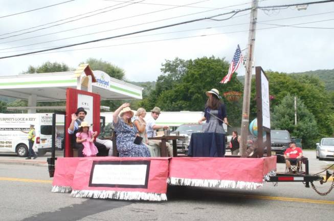 The Greenwood Lake school district float.