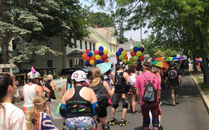 The 2023 Warwick Pride Parade.