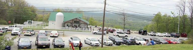 The Bellvale Farms Creamery is open from noon to 8 p.m. Photos by Roger Gavan.