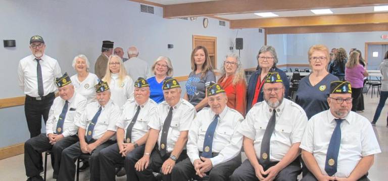 Members of the American Legion and Ladies Auxiliary.