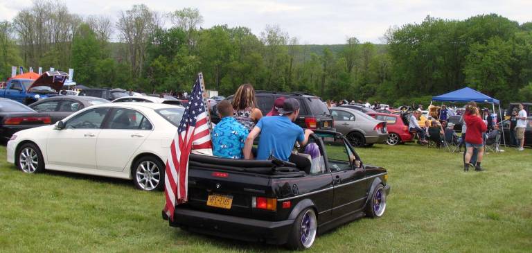 Photo by Roger Gavan It was called the &quot;First Annual Warwick Airport Takeover&quot; and what was billed as a spectacular car show featuring all types of makes and models was held at Warwick Municipal Airport on Sunday, May 22.