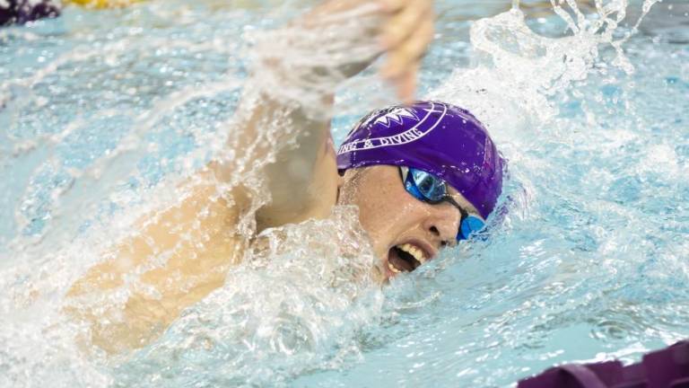 Warwick vs. Goshen boys swimming and diving on Jan. 8, 2025.