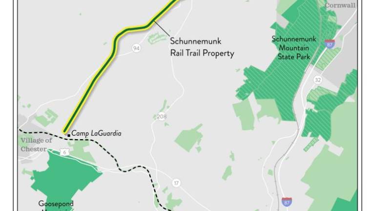 The proposed Schunnemunk Rail Trail.