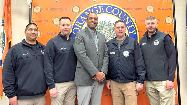 L-R: Vini Tankasali, Robert L. Doss, Phillip Salinardi, Steve Neuhaus, and Peter J. Cirigliano II.