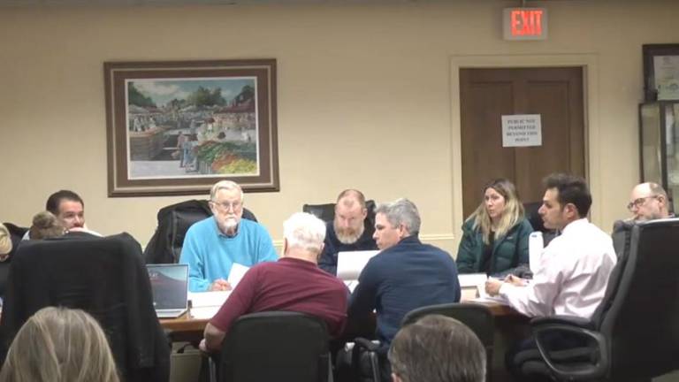 The January 14 Warwick Village Planning Board meeting.